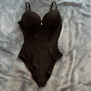 Bebe Black One-Piece Bodysuit